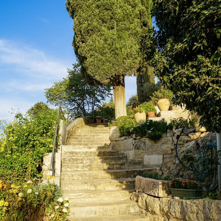Entertainment zone at night in Italy